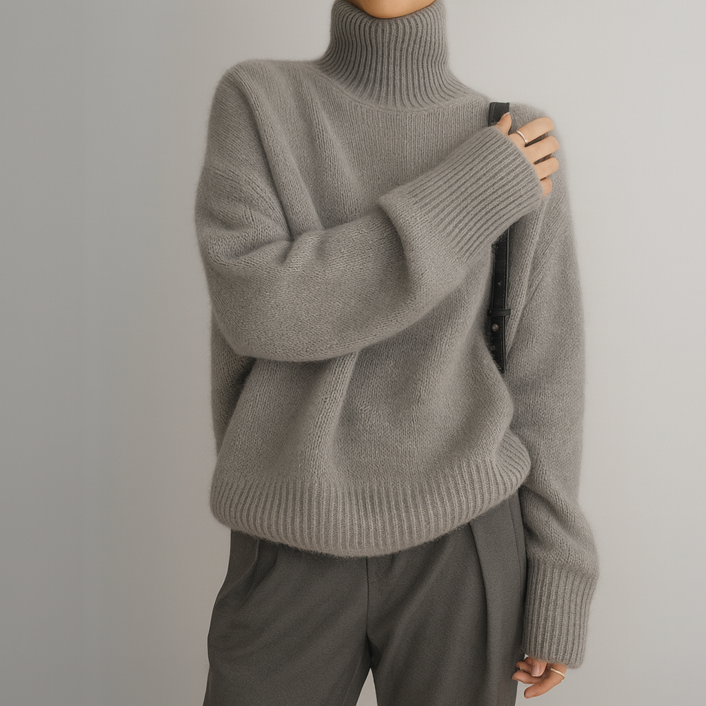 Women's Warm Cashmere Sweater - Soft & Cozy