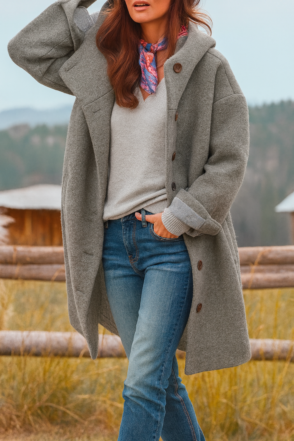 Cozy Hooded Coat