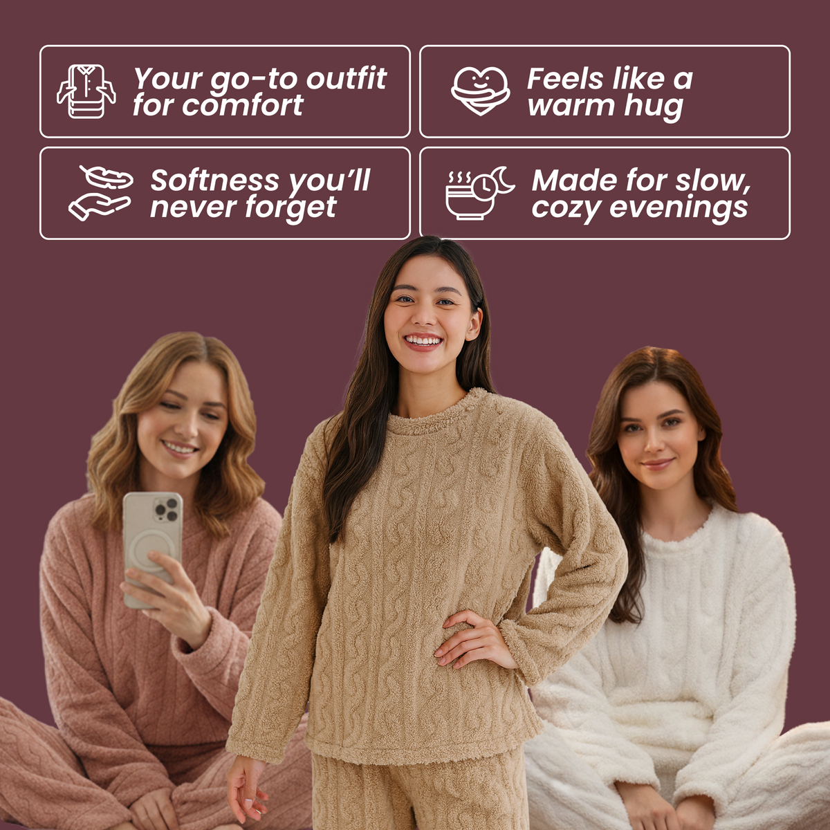 Women's Comfort Homewear Set