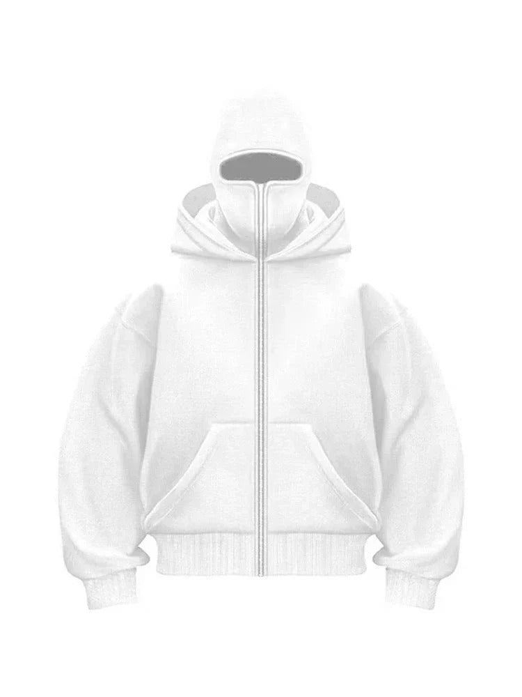 STREET-STYLE HOODED SWEATSHIRTS WITH HOODS