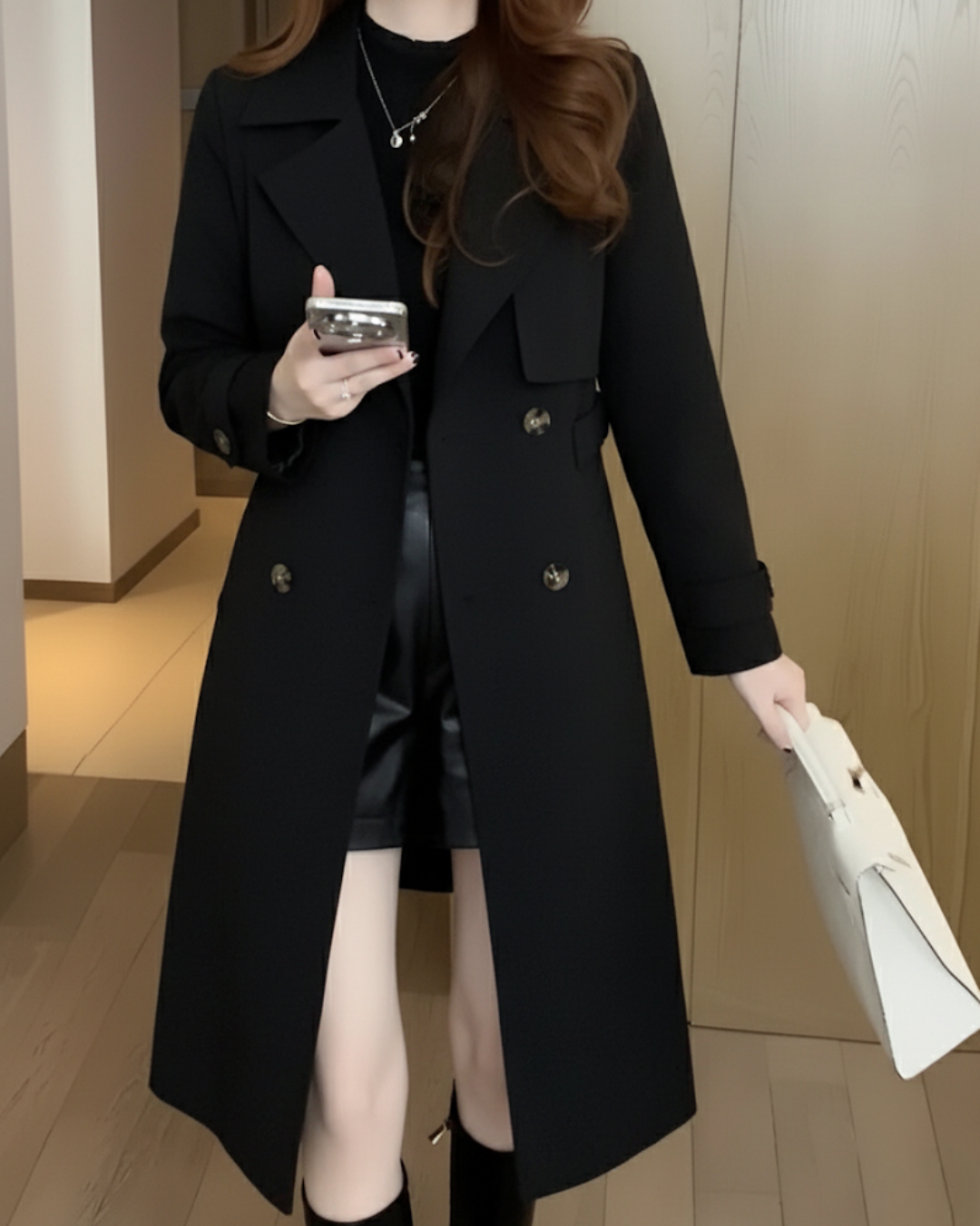 Classic Double-Breasted Trench