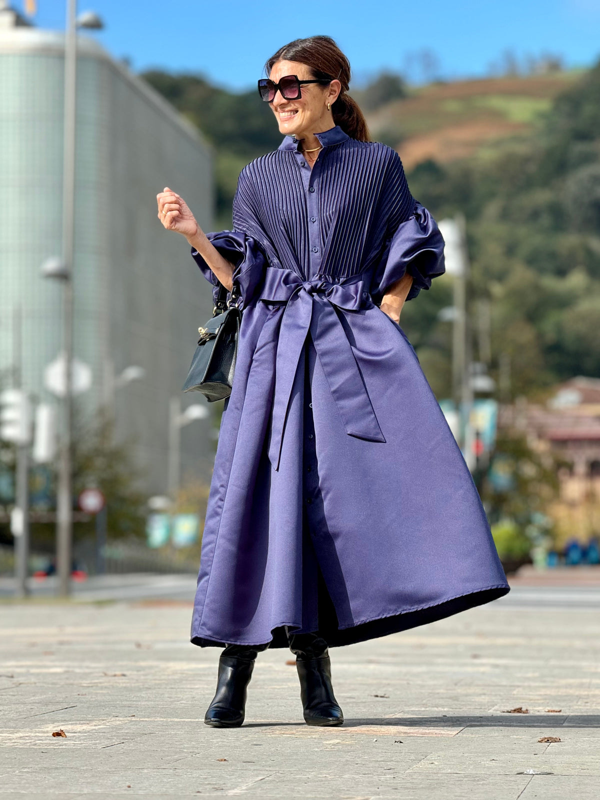 Phoebe Classic Dress -Timeless Minimalist Elegance