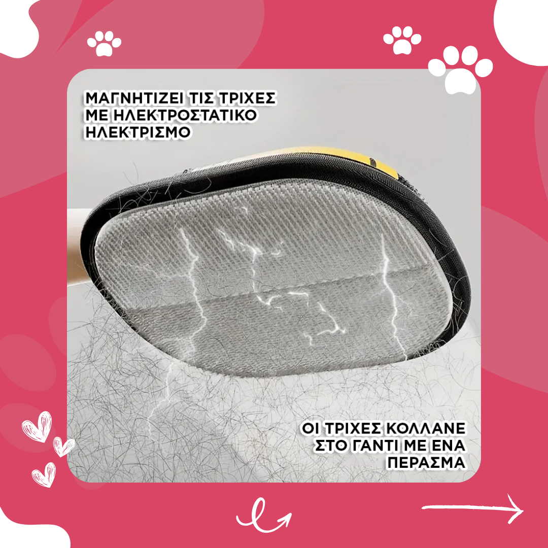 Pet Hair Remover Glove – Pet Grooming & Fur Removal