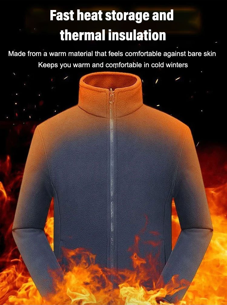 Double-Layer Wool Warm Hooded Coat