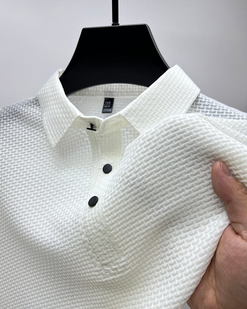 Men's Ice Silk Short Sleeve Polo Shirt