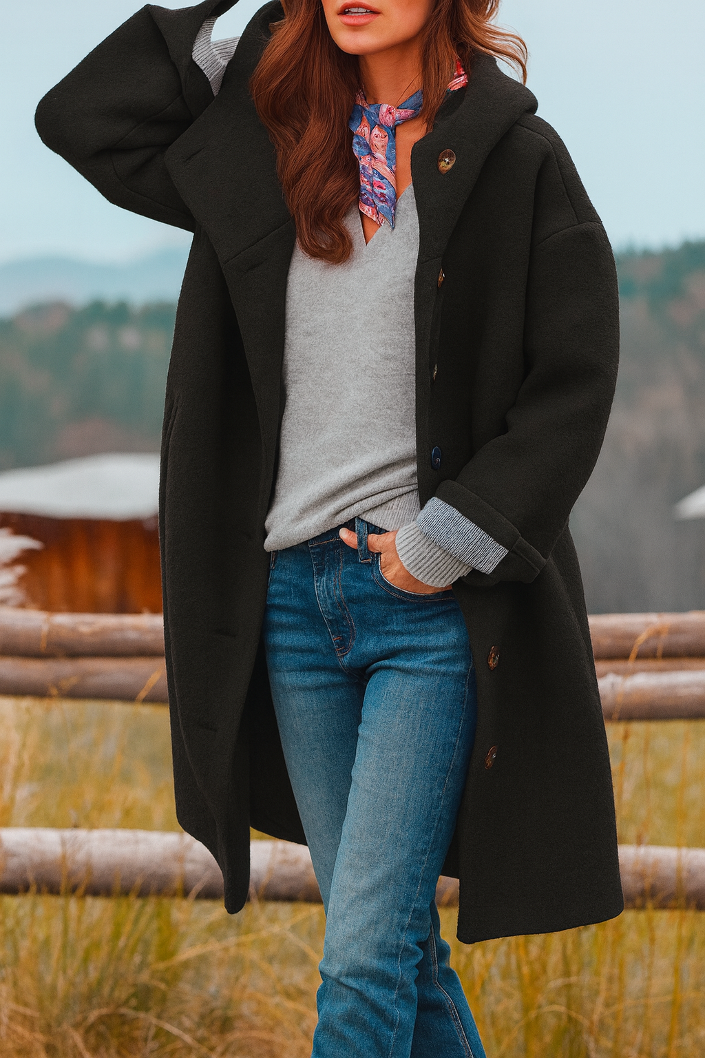 Cozy Hooded Coat