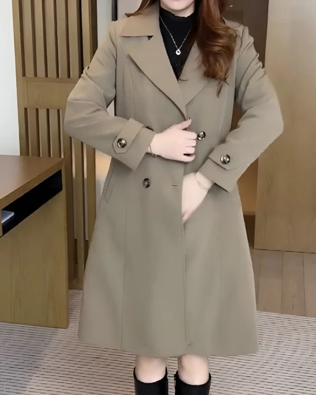 Classic Double-Breasted Trench