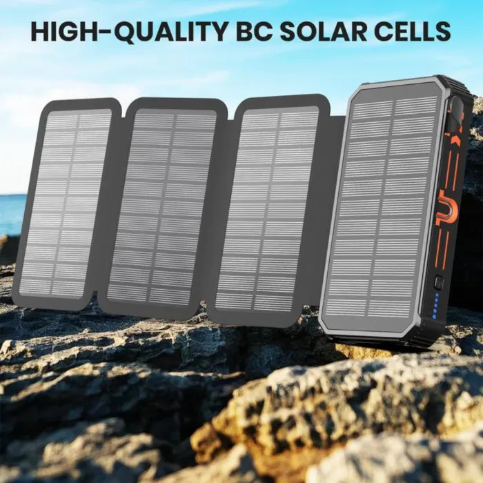 Foldable Solar Power Bank – Ultimate Outdoor Emergency Charger